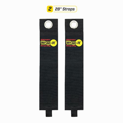 Heavy-Duty Wrap-It Storage Straps, 28-inch (2 Pack) - size: 28" (2-Pack)