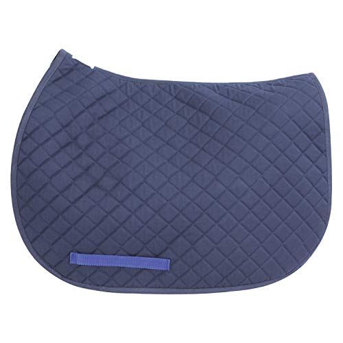 TuffRider Basic All Purpose Horse Riding Saddle Pad - color: Navy