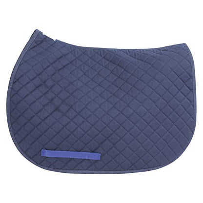 TuffRider Basic All Purpose Horse Riding Saddle Pad - color: Navy