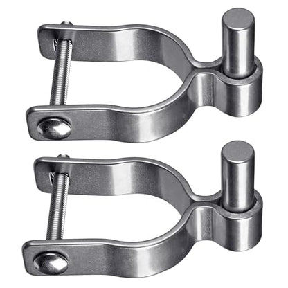 Insaga 304 Stainless Steel Chain Link Fence Gate Post Hinge, Heavy Duty Gate Hinges, 1-7/8'' Male Post Gate Hinges fit 1-7/8'' Outer Diameter Post/Pipe, 2pcs - color: Male-1-7/8''-2pcs