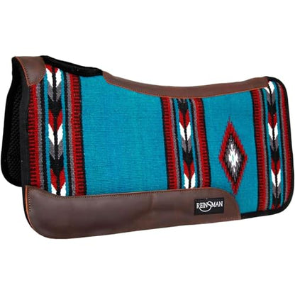 Reinsman APEX Ranahan Tacky Too Soft Breathable Non-Slip Shock-Absorbing Fleece-Lined Moisture-Wicking Contoured Back Protection Horse Riding Saddle Pad - color: Athens