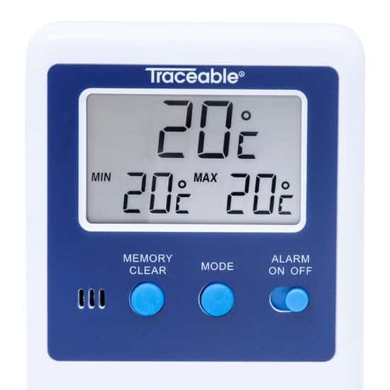 Traceable Calibrated Digital Fridge Thermometer/Freezer Thermometer with Bullet Probe, –58 to 158 Fahrenheit, 1 Resolution, Accuracy of 1 Degree Celsius - size: Bullet Probe