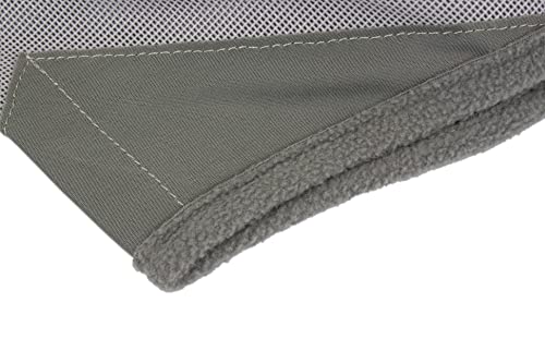ECP Equine Comfort Products Horse Fly Mask with Ears, UV Protection, Bug Shield, Adjustable Strap, Breathable Micro Mesh, Reinforced Eye Darts, Lightweight Fit, Gray - color: Gray