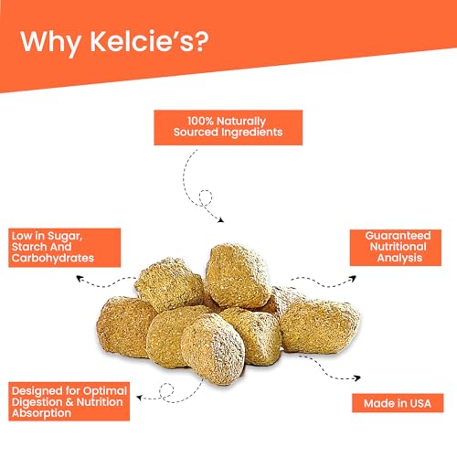 Kelcies Pumpkin Spice Horses Treats - Low Sugar, Starch, and Carbohydrates | Healthy Treats for Horse Supports Superior Digestion 5 Pound (1 Pack) - size: 5 Pound (Pack of 1)