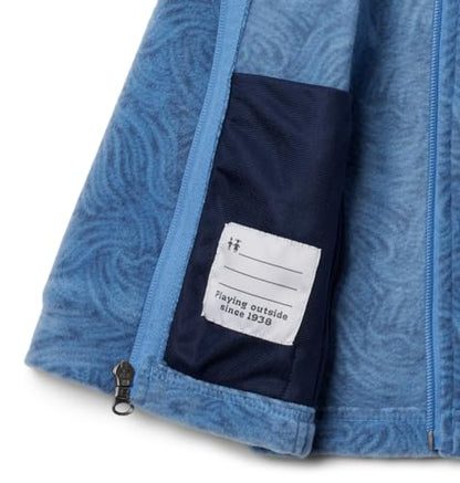 Columbia Kids Zing Iii Fleece - color: Skyler Sunwaves, size: Large