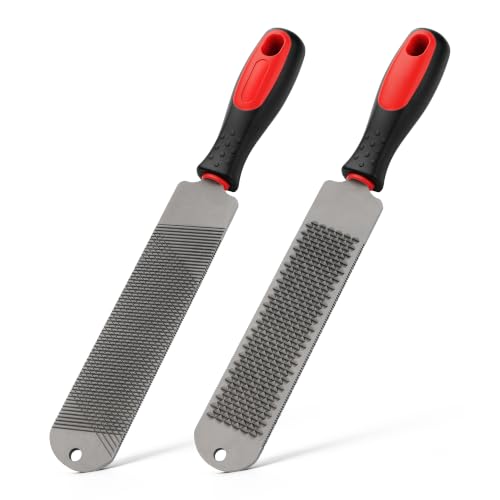 2PCS 15.6inch Double-Side Hoof Rasp File with Long Handle