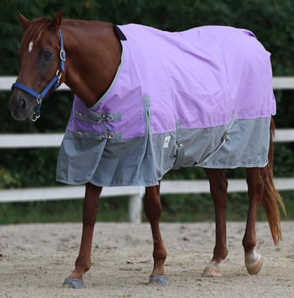 1200 Denier Midweight Waterproof Turnout Blanket - color: Capri, size: 78
