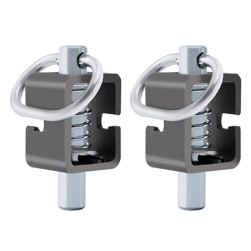 Spring Latch Lock, Weld-On Spring Latch Assembly, Trailer Gate Latch (Pack of 2)