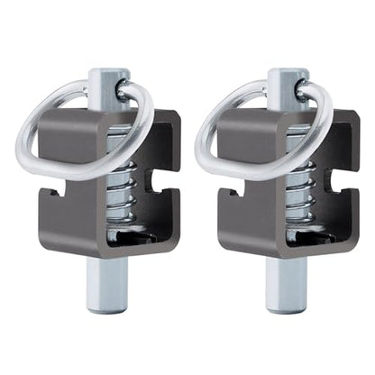 Spring Latch Lock, Weld-On Spring Latch Assembly, Trailer Gate Latch (Pack of 2)