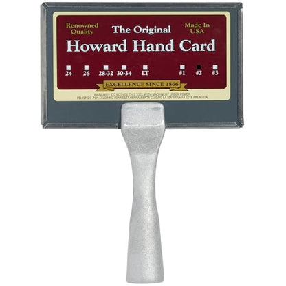 Premier 1 Supplies Howard Hand Card for Wool & Livestock (#2 - Coarse) | Premier source of wool cards for over 100 years. Found in nearly every sheep show box. Card #2 — coarse for heavy fiber. - style: #2 - Coarse