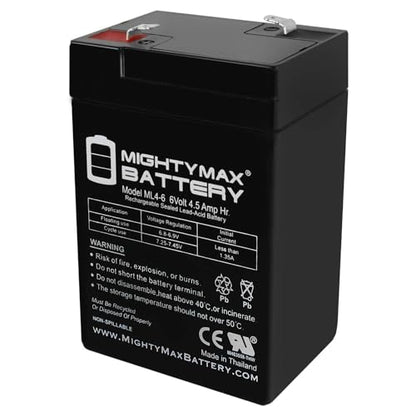 Mighty Max Battery 6V 4.5AH SLA Battery Replacement for Zareba SB3 - size: 1 Pack