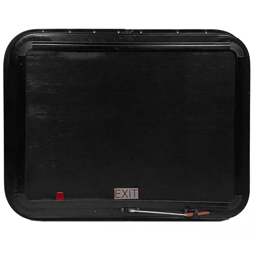 ProCamp 30x22 Hinged RV Exit Window | Removable Screen, Trailer
