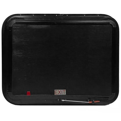 ProCamp 30x22 Hinged RV Exit Window | Removable Screen, Trailer
