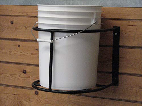 Heavy Duty Horse Bucket Holder Package of 2 Securely Hang Your 5-Gallon Horse Water and Feed Buckets With These Sturdy All Steel Construction Design