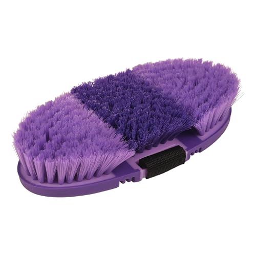 Roma Soft Grip Flex Body Brush, Purple - color: Purple