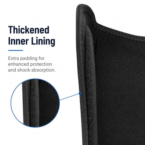 Horse Sport Boots 4 Pack Front Hind Neoprene Splint Leg Wraps - color: Black