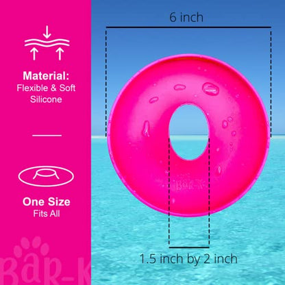 BaR-K Patented Drip Catcher Cuffs - Stops Soap & Water from Running Down Arms While Washing Face, Stay Dry and Clean - Face Wash Wristbands for Spa, Pink Set of 2 - color: Pink
