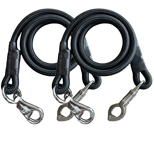 Majestic Ally Bungee Horse Trailer, Black - color: Black, size: 36 inch