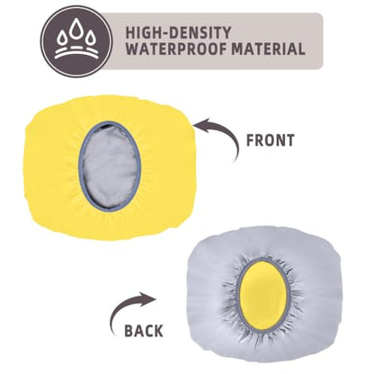 2-5 Gallon Horse Bucket Cover, Waterproof Horse Feed Bucket Cover, Lightweight and Easy to Use (Excluding Bucket, Yellow) - color: Yellow