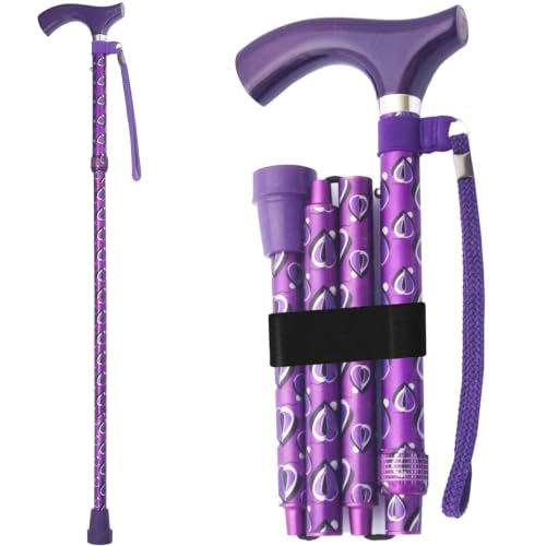 Switch Sticks Folding Walking Cane For Women & Men - color: Viking