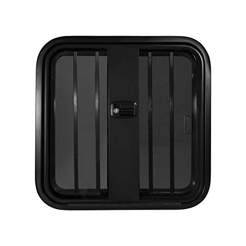 RecPro Horse Trailer Drop Down Feeder Windows | Radius Rounded Corner Design | Trim KIT NOT Included (1 Pack, 20" x 20")