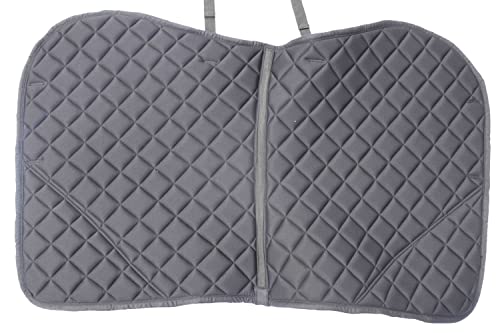 Sunflower Print Saddle Pad Set + Matching Ear Bonnet – Equestrian Riding Gear – Horse Show Accessories Dressage, Hunter/Jumper - size: COB