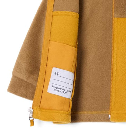 Columbia Youth Steens Mountain II Fleece Jacket - color: Squash/Delta, size: 3-6 Months