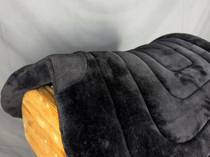 HILASON Western Endurance All Purpose Horse Fleece Saddle Pad - color: Black