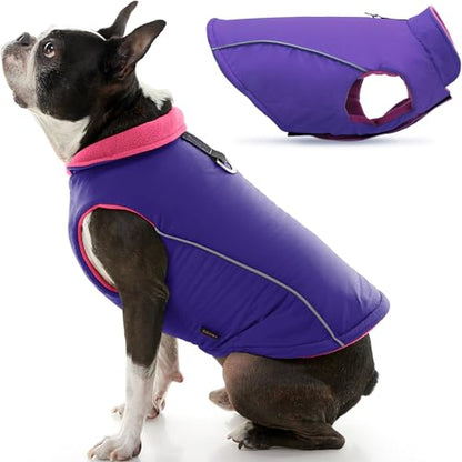 Gooby Sports Vest Dog Jacket, Purple, Large - color: Purple, size: Large chest (~19.5")