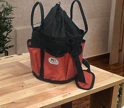 Majestic Ally horse Grooming Organizer Tote Bag - color: Red