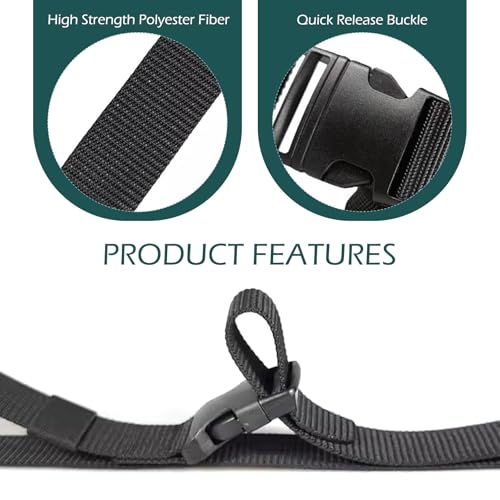 2 PCS Car Battery Tie Down Straps, 39 Inch Battery Hold Down Strap with Adjustable Buckle, Multi-Purpose Nylon Securing Strap, Universal for Cars, Trucks, Boats, Luggages (Black)