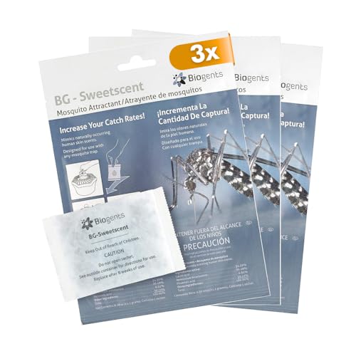 Biogents Sweetscent Mosquito Attractant Refill for Mosquito Traps, 3 Pack - size: Pack of 3