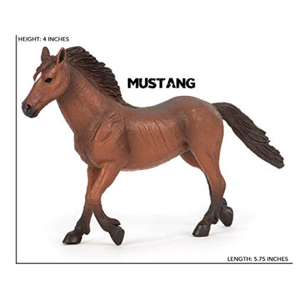 Terra by Battat Horse Toys, 6 Realistic Plastic Animal Figures, Animals - style: Terra Horse set 2