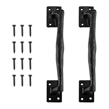 HOME MASTER HARDWARE 9-3/4" Rustic Gate Handle, 2 Pack Barn Door Handles