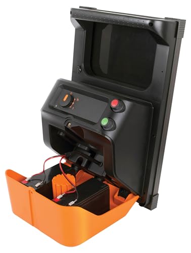 Gallagher S200 Solar Electric Fence Charger | 2.0 Joule Solar Powered Fence Energizer | Two Power Modes for Wildlife Deterrence and Livestock Containment | Solar Batteries and Leadsets Included