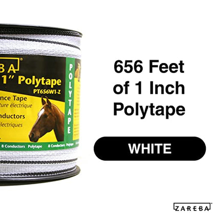 Zareba Systems PT656W1-Z 1" Polytape (2 Pack), 200m - size: 2 Pack