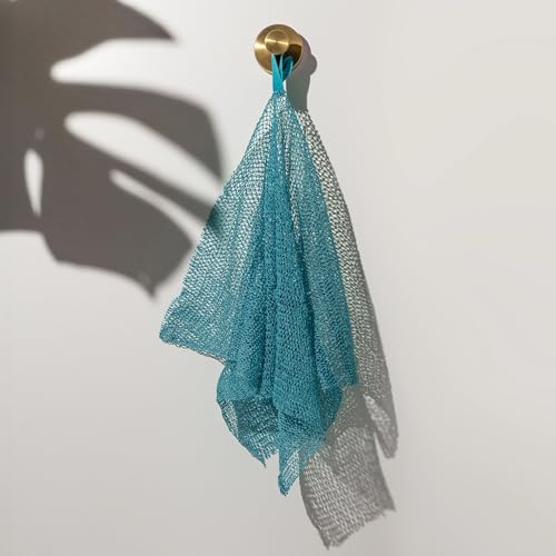 EcoTools Exfoliating Bath Net, African Bath Net Body Scrubber - color: Blue, size: 1 Count (Pack of 1)