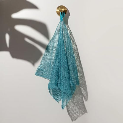 EcoTools Exfoliating Bath Net, African Bath Net Body Scrubber - color: Blue, size: 1 Count (Pack of 1)