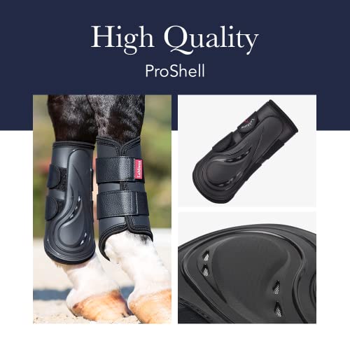 LeMieux ProShell Brushing Horse Boots - Protective Gear and Training Equipment - Equine Boots, Wraps & Accessories - color: White