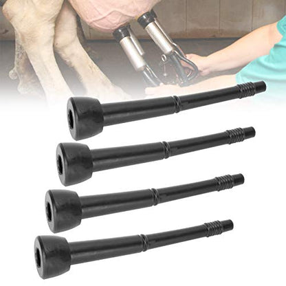 4 PCS Milking Machine Liners, Milk Liner Soft Rubber Teat Cup Liners, Milking Liner Replacement 300mm, fits for Milking Machine, Milk Hall, Milking Cup Group, for Goat, Cattle