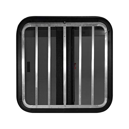 RecPro Horse Trailer Drop Down Feeder Windows | Radius Rounded Corner Design | Trim KIT NOT Included (30" x 20", 4 Pack)