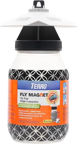Victor M380 Fly Magnet 1-Quart Reusable Trap With Bait (3 Pack)