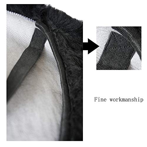 Western Merino Sheepskin Saddle Seat Saver Wool Saddle Cover Fleece Horse Pad
