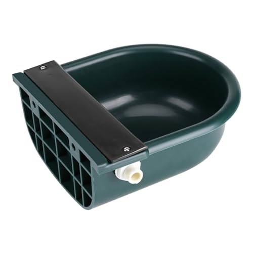 Ejoyous Automatic Water Troughs Livestock, Cattle Water Bowls Poultry Drinking Bowl Adjustable Water Level, for Sheep Goat Horse Dog Water Bowl Trough