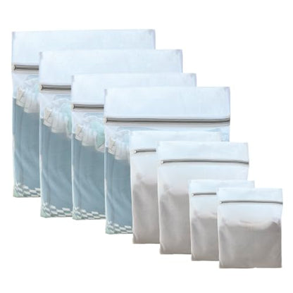 8 Pcs Mesh Laundry Bags for Delicates (2XL +2 L +2 M +2S) - size: 8 Pack(2XL+2L+2M+2S)