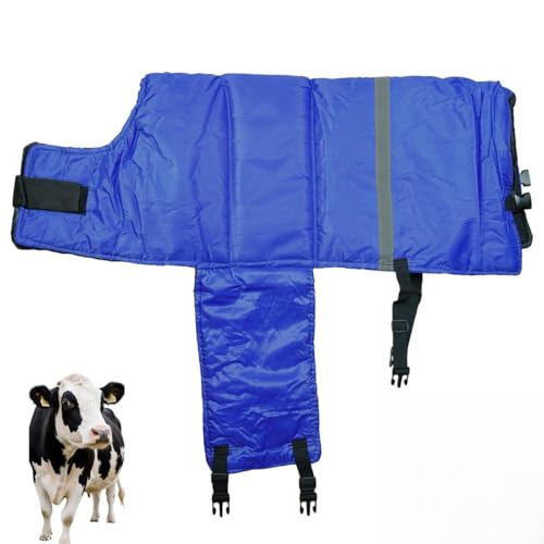 Calf Blanket Calf Coat Calves Warming Blanket, Windproof and Insulated Design, Thickened Belly and Neck Ultimate Protection Adjustable Size Calf Jacket for Complete Warmth and Comfort