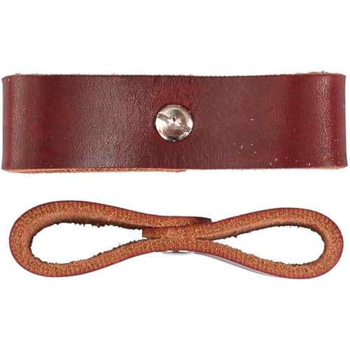 Reinsman 9720-55-S2 Replacement Breakaway Halter Strap Kit | Durable Lightweight Soft Leather Western Full Size Horse Halter Replace Kit | 2 Pack | Equestrian Sport