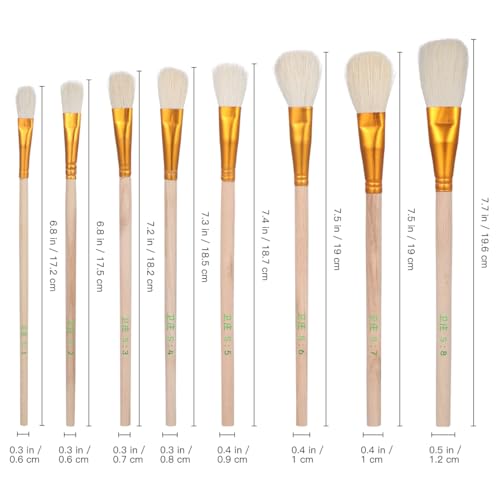 GANAZONO 8pcs Pollination Brush Bee Pollinators