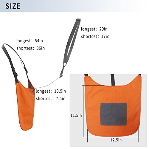Anti Breeding Buck Apron Anti Mating Skirt with Chest Strap - color: Orange, size: Large