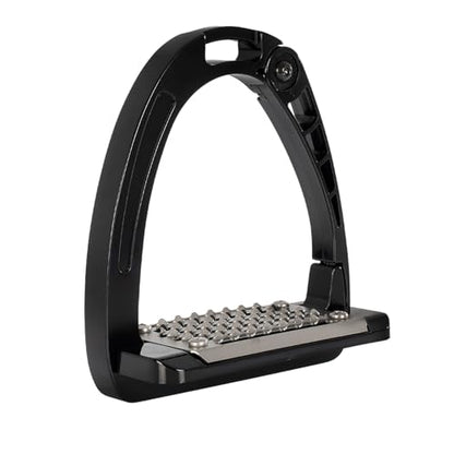 Acavallo Alupro Junior Stirrups, One Size, Black, Set of 2 - color: Black
